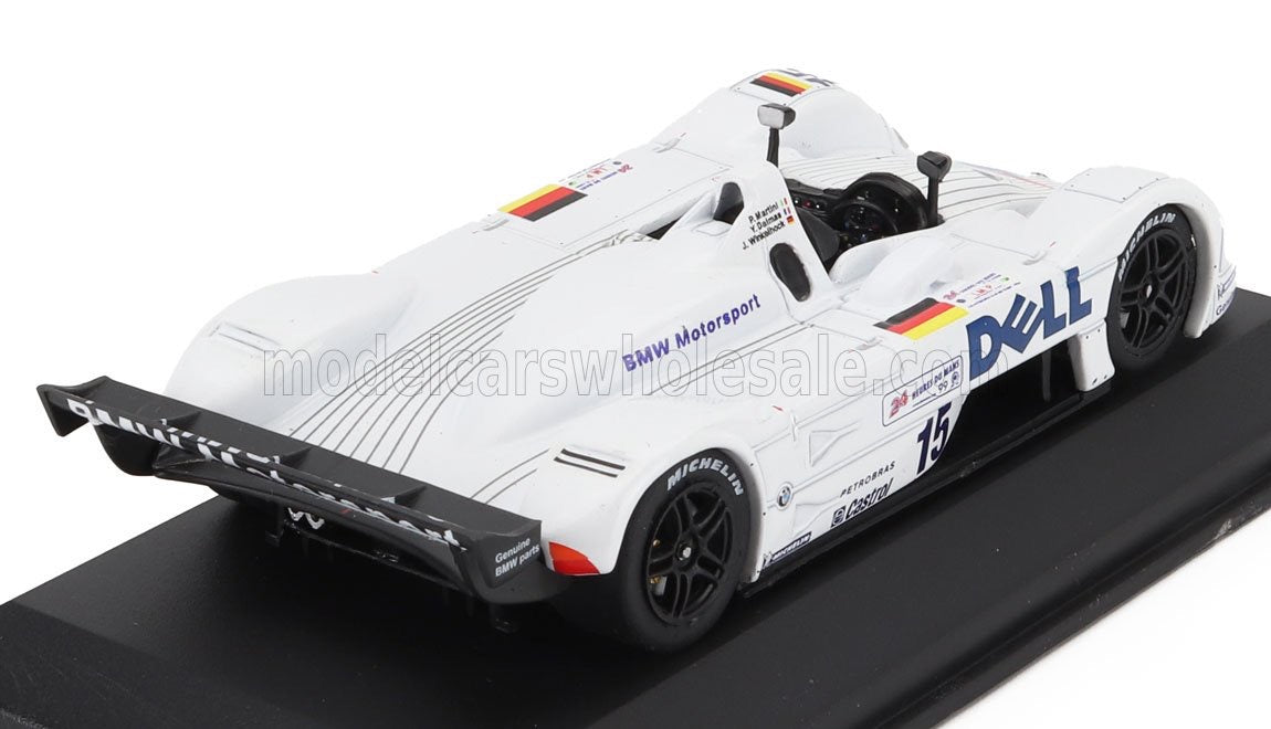 1/43 Atlas IXO Edition BMW - S70 6.0L V12 LMR TEAM BMW MOTORSPORT DELL N 15 WINNER 24h LE MANS 1999 PIERLUIGI MARTINI - YANNICK DALMAS - JOACHIM WINKELHOCK - WHITE