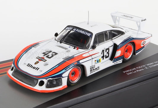 1/43 Atlas IXO Edition PORSCHE - 935/78 3.2L TWIN TURBO MOBY DICK TEAM MARTINI RACING PORSCHE SYSTEM N 43 24h LE MANS 1978 ROLF STOMMELEN - MANFRED SCHURTI - WHITE BLUE RED