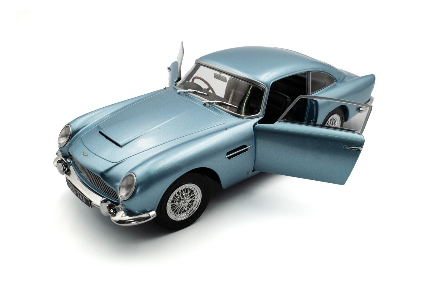 SOLIDO - 1/18 - ASTON MARTIN - DB5 1964 - LIGHT BLUE MET