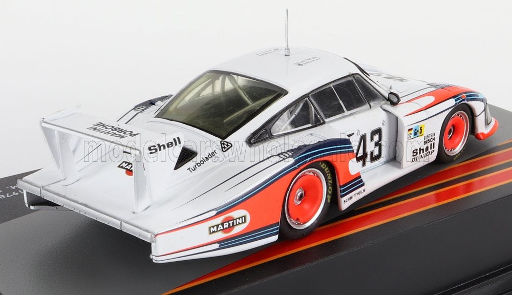 1/43 Atlas IXO Edition PORSCHE - 935/78 3.2L TWIN TURBO MOBY DICK TEAM MARTINI RACING PORSCHE SYSTEM N 43 24h LE MANS 1978 ROLF STOMMELEN - MANFRED SCHURTI - WHITE BLUE RED