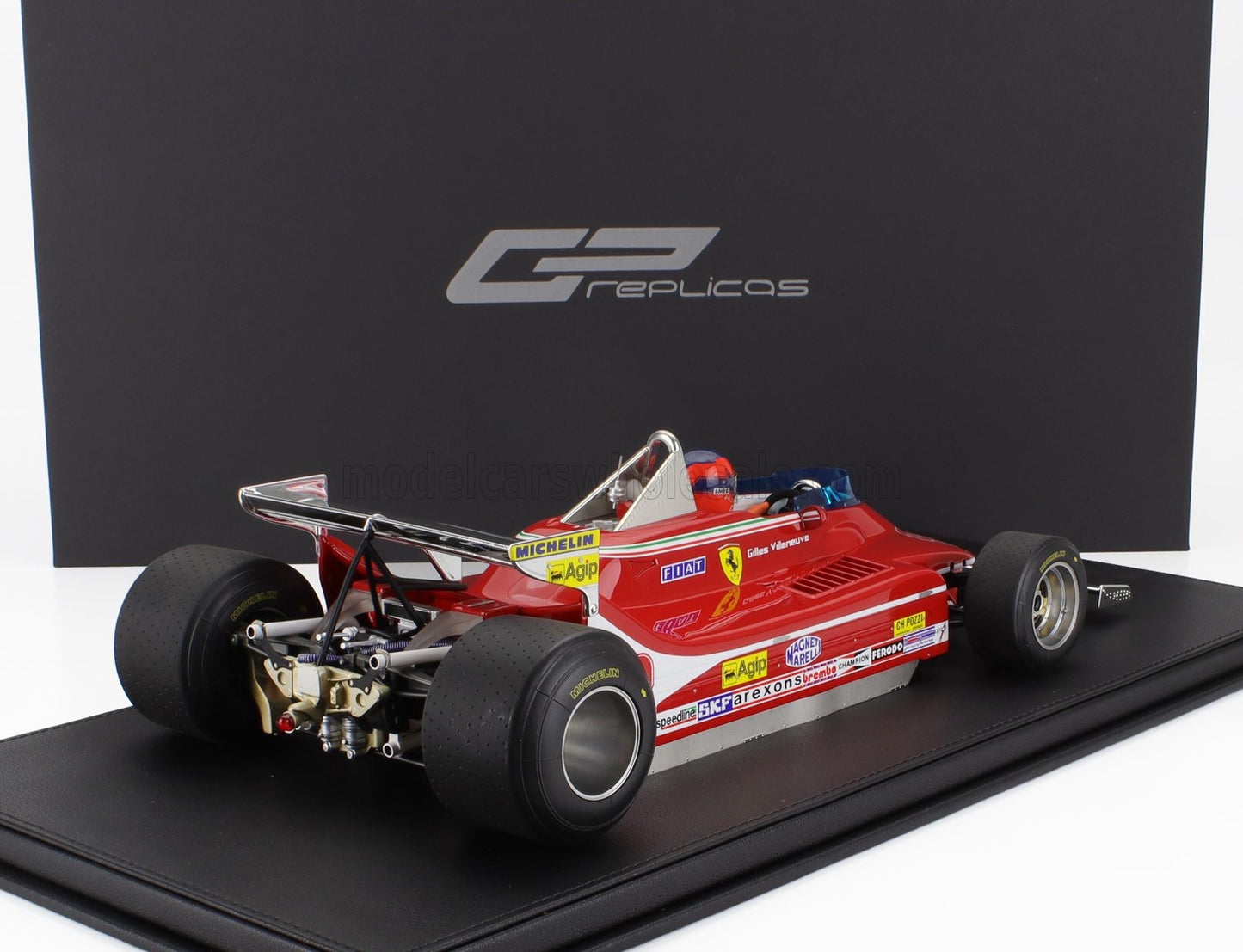1/12 GP-REPLICAS FERRARI - F1 312T4 N 12 MONACO GP (with pilot figure) 1979 GILLES VILLENEUVE - RED