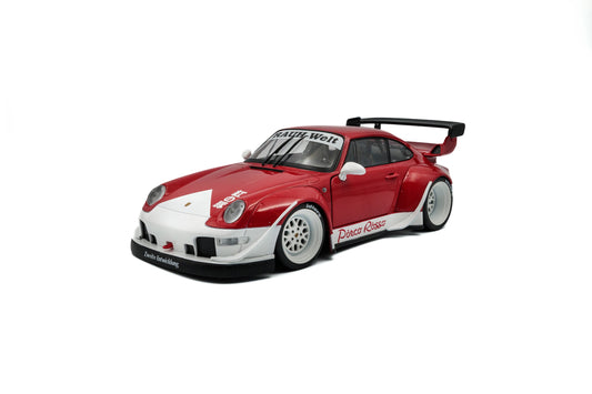 SOLIDO - 1/18 - PORSCHE - 911 993 RWB BODYKIT PORCO ROSSO COUPE 2020