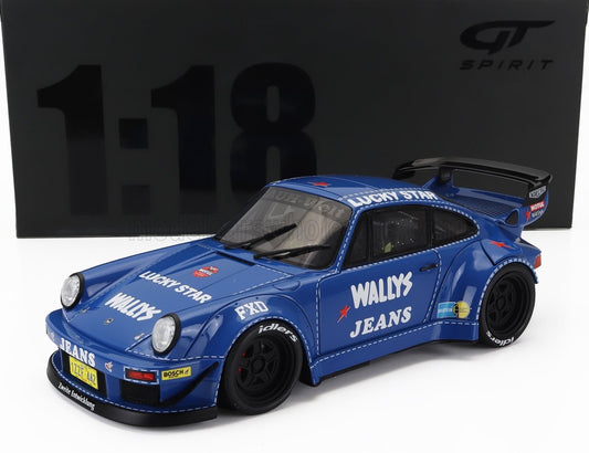 1/18 GT-SPIRIT PORSCHE - 911 964 RWB COUPE 1993 - ARROW BLUE