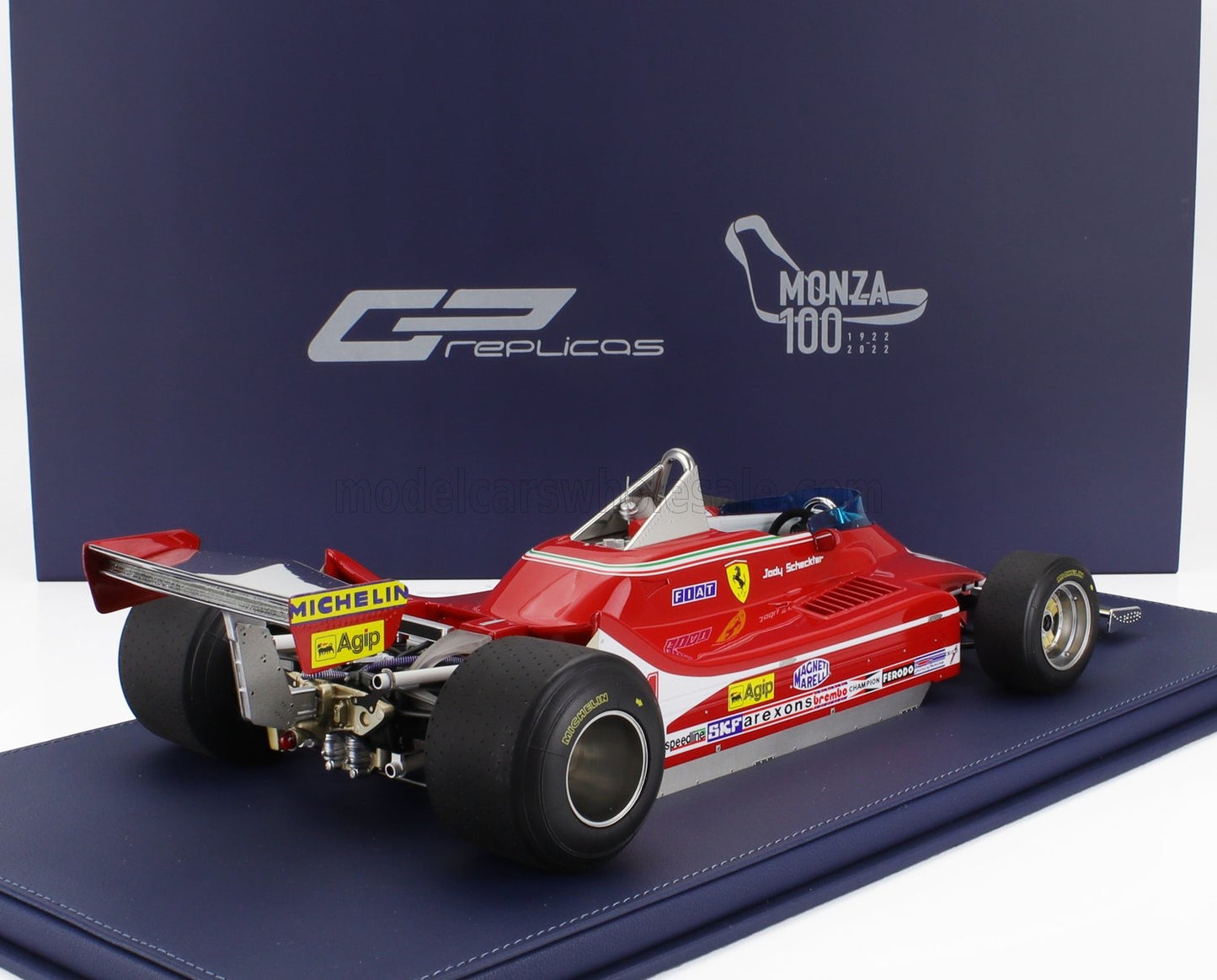 1/12 GP-REPLICAS FERRARI - F1 312T4 N 11 WORLD CHAMPION WINNER MONZA ITALY GP 1979 JODY SCHECKTER - RED