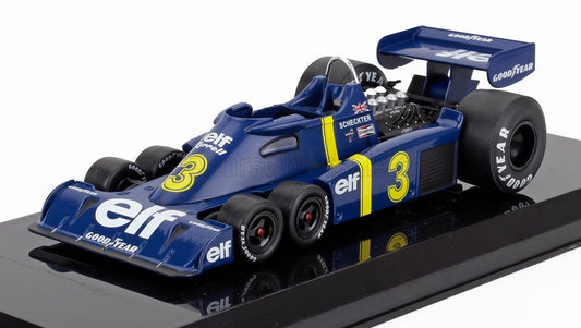 1/24 Die-Cast Hatchette Collection TYRRELL - F1 P34 N 3 6-WHEELS N 3 SEASON 1976 JODY SCHECKTER - CON VETRINA - BLISTER BOX