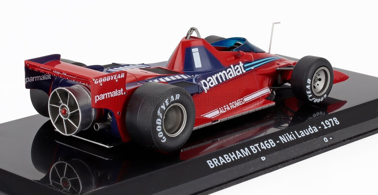 1/24 Die-Cast Hatchette Collection ALFA ROMEO - F1 BRABHAM BT46B PARMALAT N 1 SEASON 1978 NIKI LAUDA - BLISTER BOX