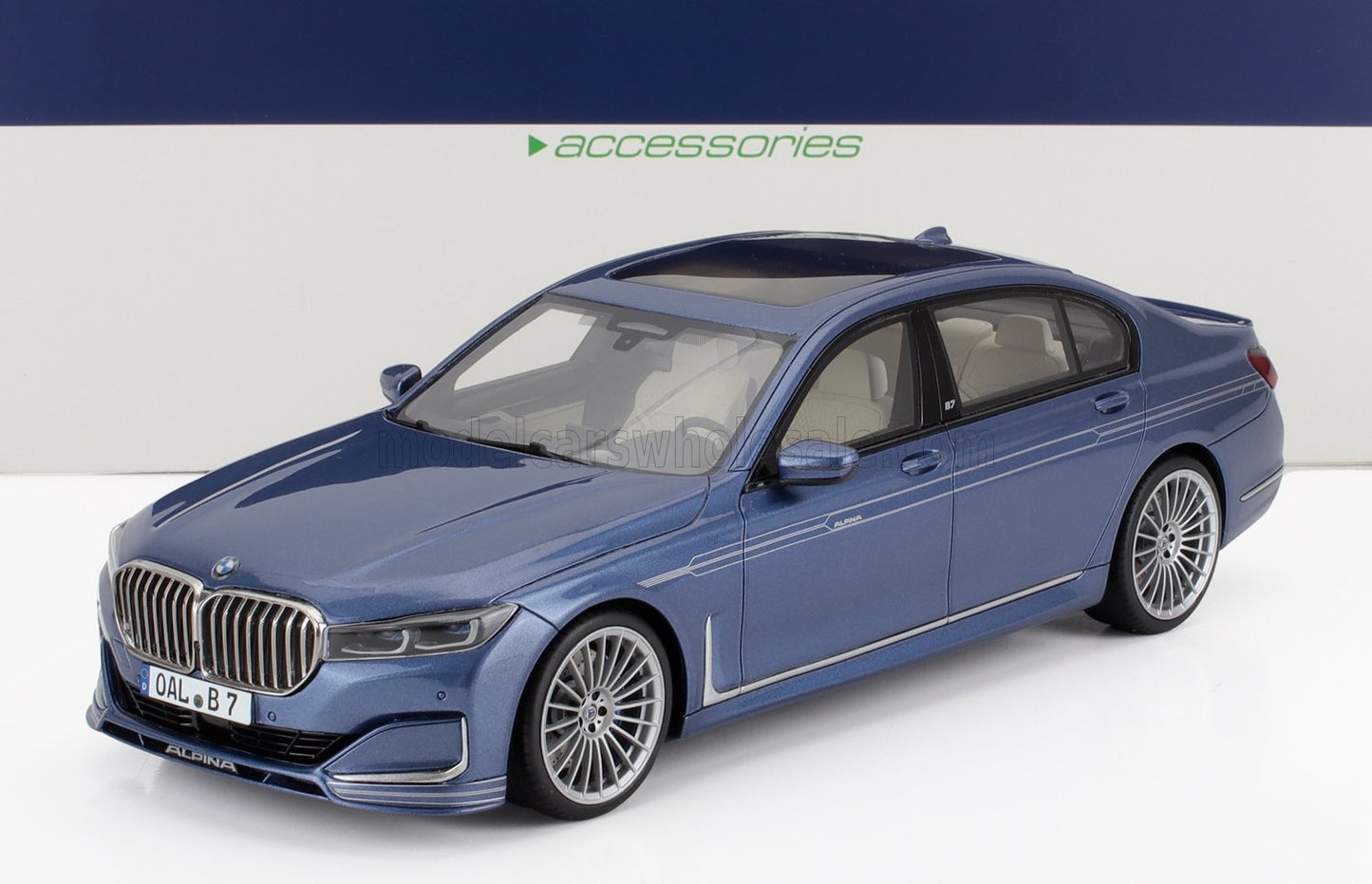 1/18 GT-SPIRIT BMW - 7-SERIES ALPINA B7 LCI (G12) 2023 - BLUE METALLIC LIMITED EDITION