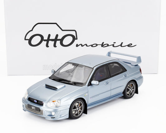 1/18 OTTO-MOBILE SUBARU - IMPREZA WRX STi WR1 PETER SOLBERG EDITION 2003 - ICE BLUE MET 1 OF 2000