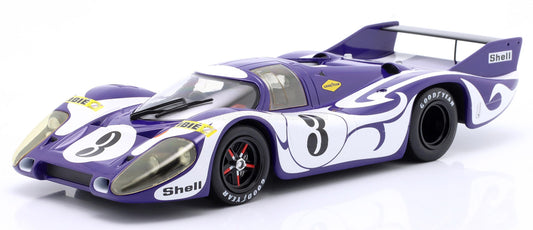 1/18 WERK83 PORSCHE - 917 LONG TAIL HIPPIE PRACTISE VERSION N 3 24h LEMANS 1970 LEFORD LARROUSSE - WILLI KAUHSEN