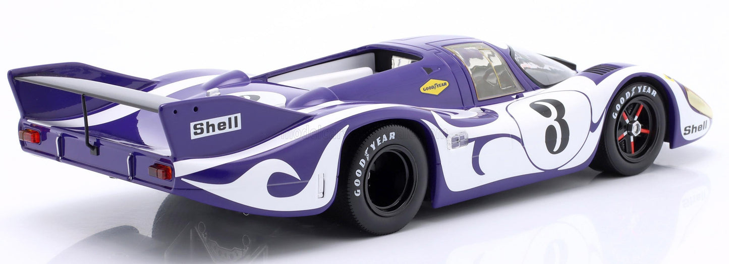 1/18 WERK83 PORSCHE - 917 LONG TAIL HIPPIE PRACTISE VERSION N 3 24h LEMANS 1970 LEFORD LARROUSSE - WILLI KAUHSEN