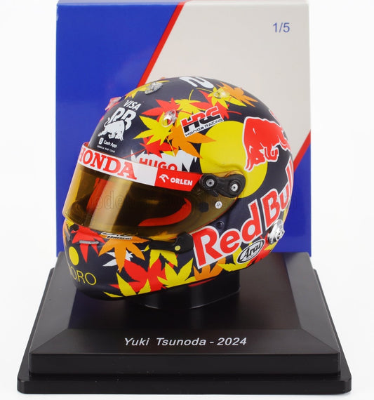 1/5 SPARK-MODEL BELL HELMET - CASCO HELMET F1 YUKI TSUNODA TEAM VISA CASH APP N 22 SEASON 2024 - VARIOUS
