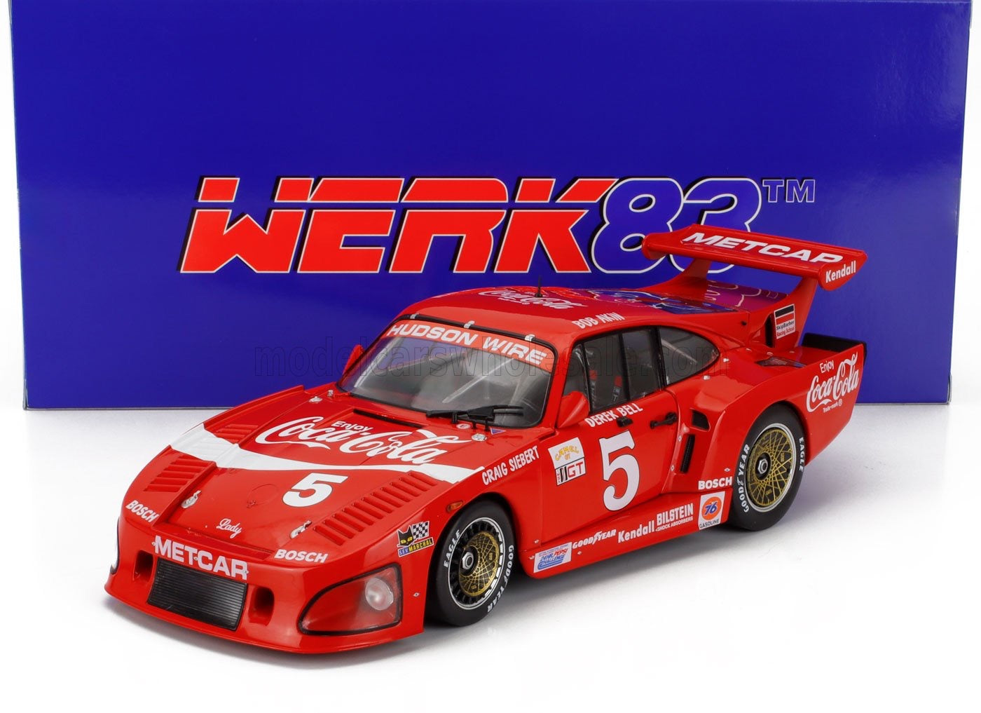 1/18 WERK83 PORSCHE - 935 K3 TEAM BOB AKIN MOTOR RACING COCA-COLA N 5 2nd 24h DAYTONA 1981 BOB AKIN - CRAIG SIEBERT - DEREK BELL