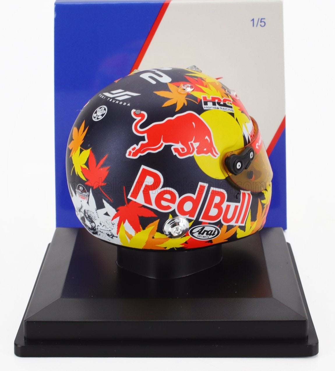 1/5 SPARK-MODEL BELL HELMET - CASCO HELMET F1 YUKI TSUNODA TEAM VISA CASH APP N 22 SEASON 2024 - VARIOUS