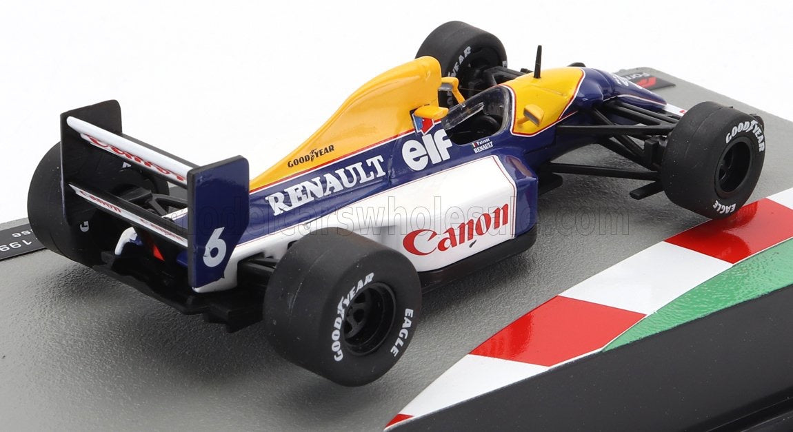 Atlas 1/43 Die-Cast WILLIAMS - F1 FW14B RENAULT N 6 SEASON 1992 RICCARDO PATRESE
