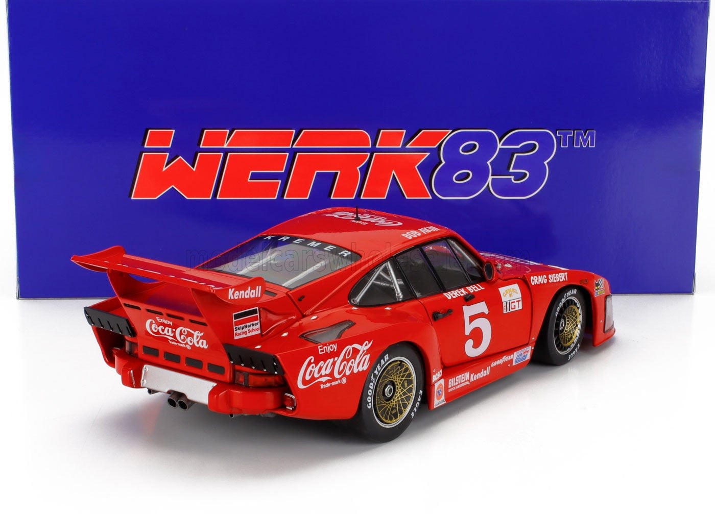 1/18 WERK83 PORSCHE - 935 K3 TEAM BOB AKIN MOTOR RACING COCA-COLA N 5 2nd 24h DAYTONA 1981 BOB AKIN - CRAIG SIEBERT - DEREK BELL
