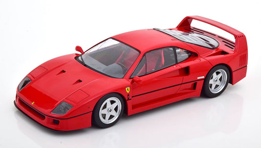 1/18 KK-SCALE FERRARI - F40 1987 - RED INTERIOR - ROSSO FERRARI RED Limited Edition