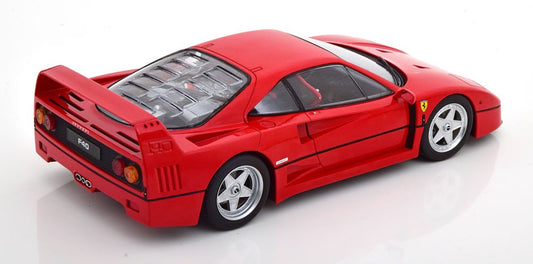1/18 KK-SCALE FERRARI - F40 1987 - RED INTERIOR - ROSSO FERRARI RED Limited Edition