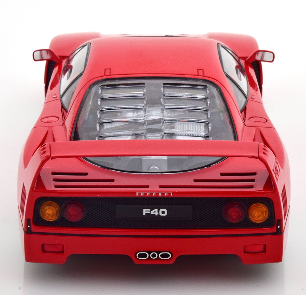 1/18 KK-SCALE FERRARI - F40 1987 - RED INTERIOR - ROSSO FERRARI RED Limited Edition