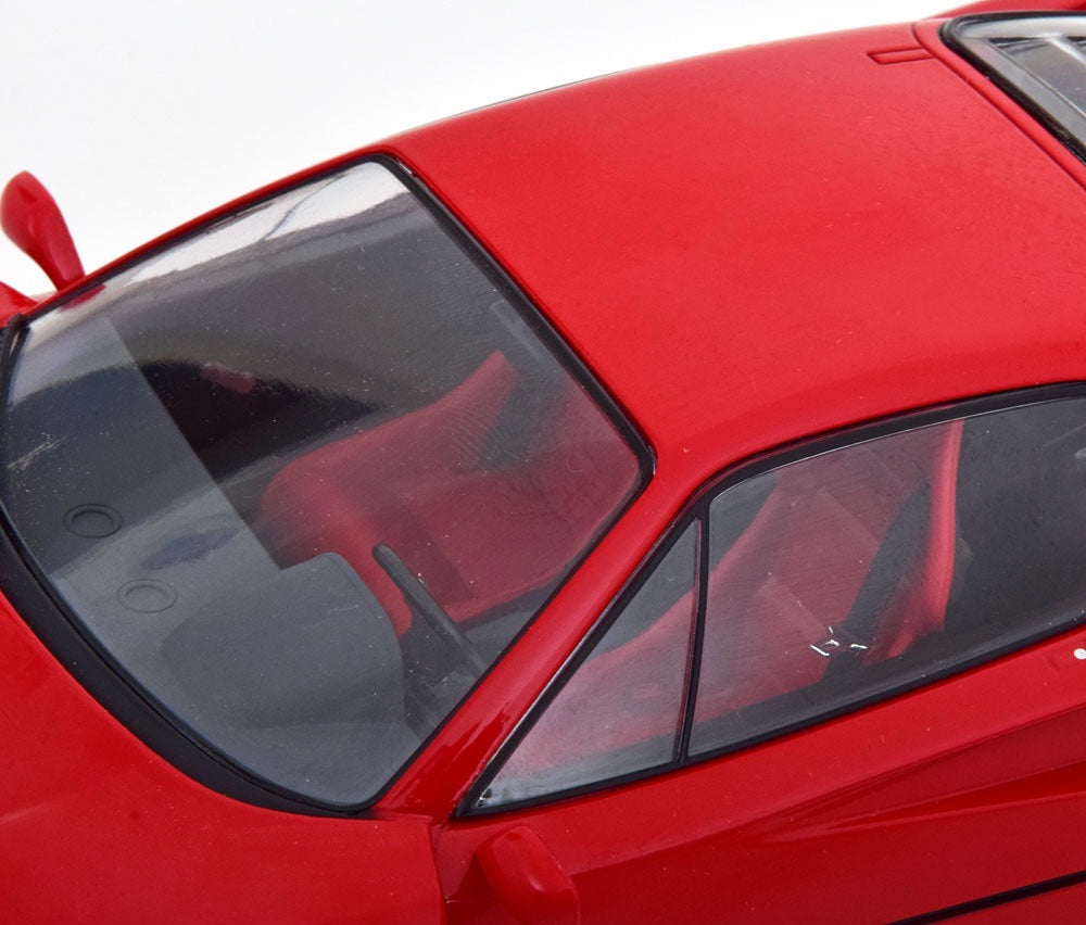 1/18 KK-SCALE FERRARI - F40 1987 - RED INTERIOR - ROSSO FERRARI RED Limited Edition