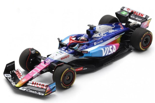 1/43 SPARK S9535 VISA CASH APP RB N°3 VCARB01 Racing Bulls Formula One Team GP Miami 2024 Daniel Ricciardo