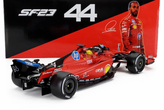 1/18 Burago Die-Cast FERRARI - F1 SF-23 TEAM SCUDERIA FERRARI HP N 44 FIORANO 2025 LEWIS HAMILTON