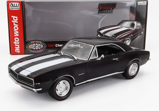 1/18 AUTOWORLD CHEVROLET - CAMARO Z/28 RS COUPE 1967 - BROWN WHITE LIMITED EDITION