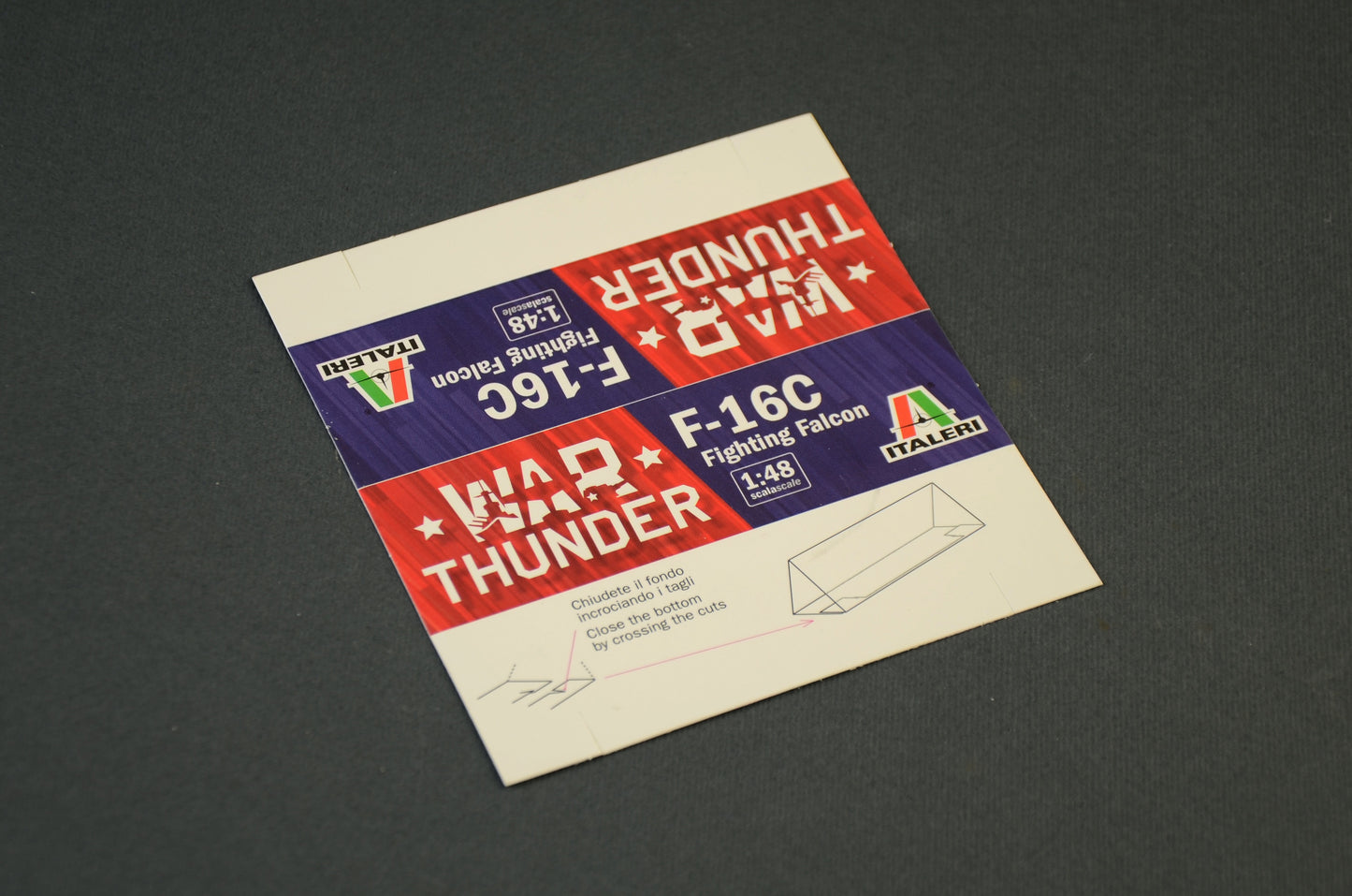 ITALERI 1/48 LOCKHEED MARTIN - F-16C FIGHTING FALCON MILITARY AIRPLANE 1978 WAR THUNDER EDITION!