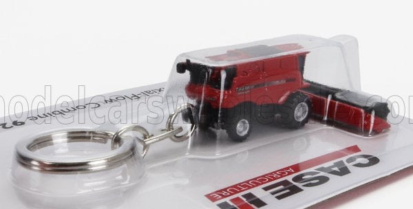 1/87 UNIVERSAL HOBBIES Metal CASE-IH - PORTACHIAVI - KEYRING 9240 AXIAL FLOW MIETITREBBIA HARVESTER 2010