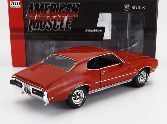 1/18 AUTOWORLD BUICK - GS STAGE 1 HARD-TOP 1972 - ORANGE LIMITED EDITION