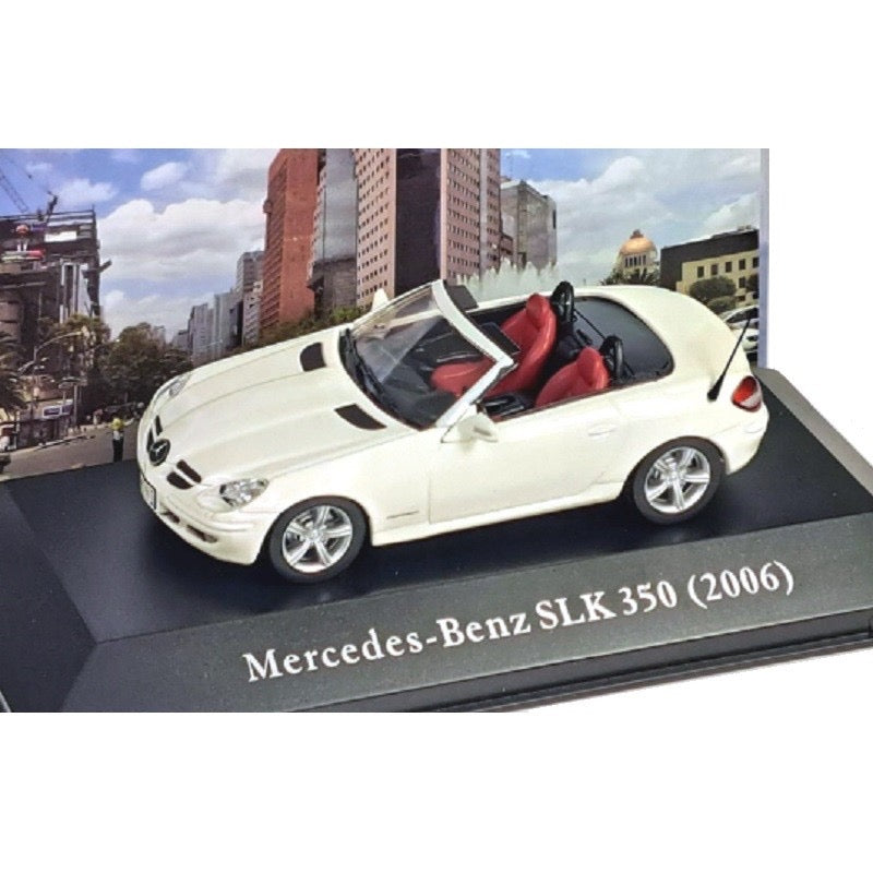 1/43 ATLAS DIE-CAST Metal MERCEDES BENZ - SLK-CLASS SLK350 SPIDER OPEN 2006 - WHITE