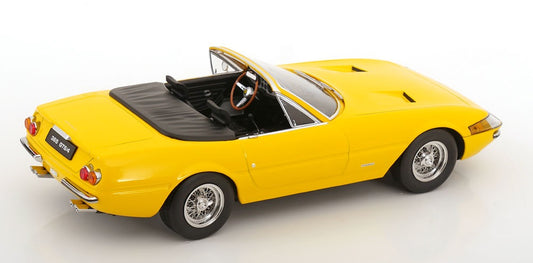 1/18 KK-SCALE FERRARI - 365 GTS DAYTONA SPIDER 1-SERIES OPEN 1969 - YELLOW