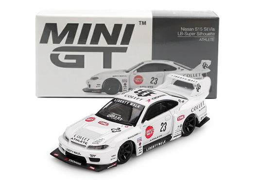 MINI GT 1/64 NISSAN - SILVIA (S15) COUPE N 23 LB SUPER SILHOUETTE ATHLETE RHD 2024
