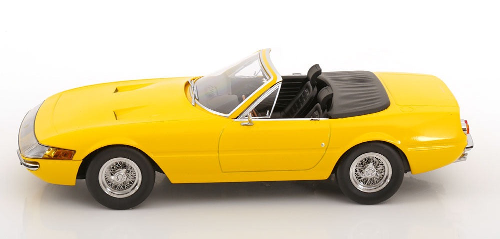 1/18 KK-SCALE FERRARI - 365 GTS DAYTONA SPIDER 1-SERIES OPEN 1969 - YELLOW