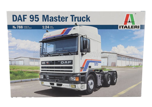 1/24 ITALERI DAF - 95 380 SPACE CAB TRACTOR TRUCK 3-ASSI 1980