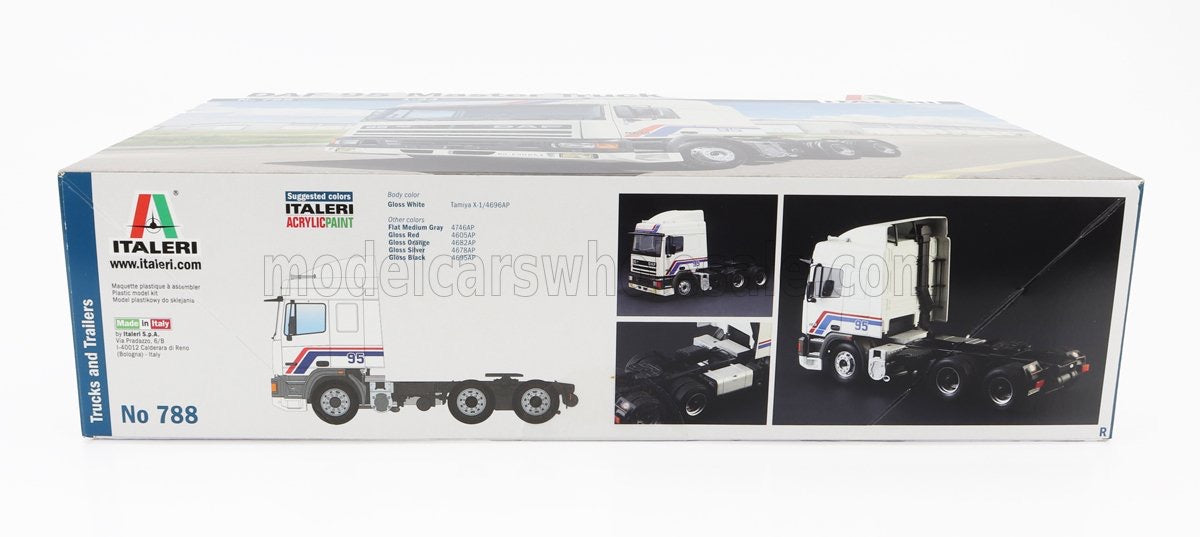 1/24 ITALERI DAF - 95 380 SPACE CAB TRACTOR TRUCK 3-ASSI 1980