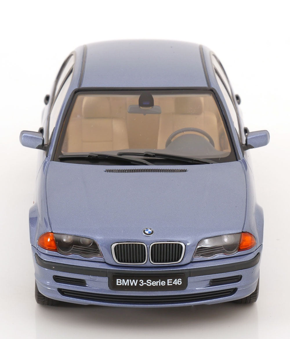 1/18 KK-SCALE BMW - 3-SERIES (E46) Sedan 1999 - LIGHT BLUE MET Limited Edition