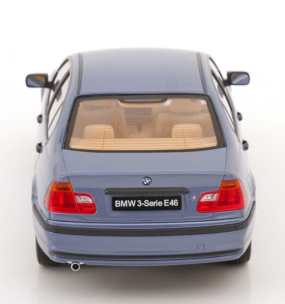 1/18 KK-SCALE BMW - 3-SERIES (E46) Sedan 1999 - LIGHT BLUE MET Limited Edition