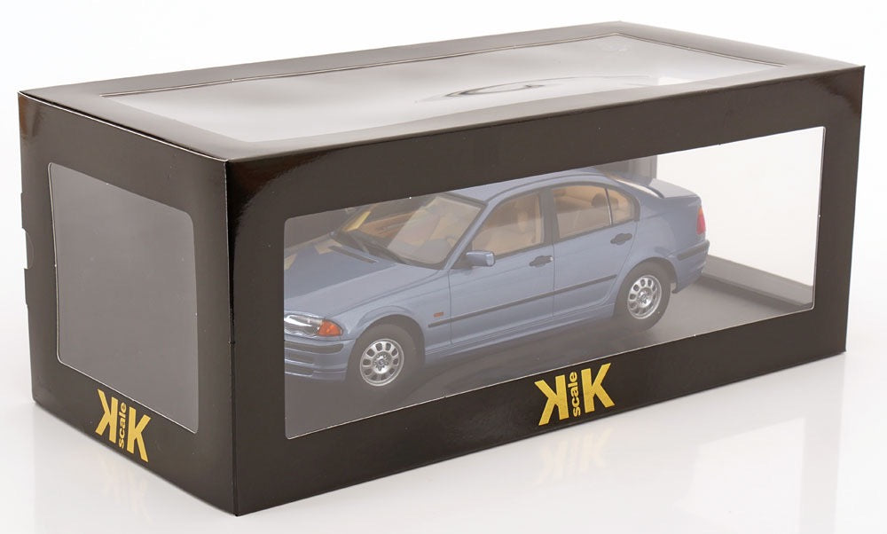 1/18 KK-SCALE BMW - 3-SERIES (E46) Sedan 1999 - LIGHT BLUE MET Limited Edition