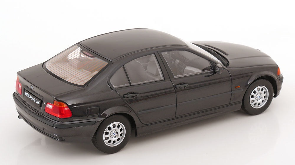 1/18 KK-SCALE BMW - 3-SERIES (E46) Sedan 1999 - LIGHT BLACK MET Limited Edition