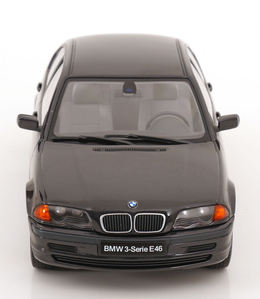 1/18 KK-SCALE BMW - 3-SERIES (E46) Sedan 1999 - LIGHT BLACK MET Limited Edition