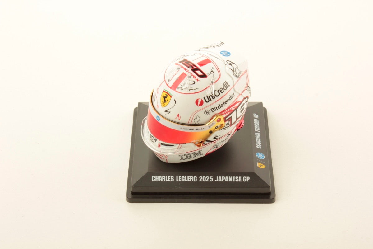 1/5 SPARK HELMET - BELL HELMET - CHARLES LECLERC – SCUDERIA FERRARI HP JAPAN GP 2025 – 150TH GP