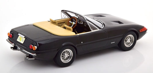 1/18 KK-SCALE FERRARI - 365 GTS DAYTONA SPIDER 1-SERIES OPEN USA VERSION 1969 - BLACK Limited Edition