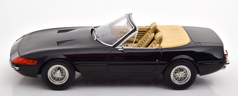 1/18 KK-SCALE FERRARI - 365 GTS DAYTONA SPIDER 1-SERIES OPEN USA VERSION 1969 - BLACK Limited Edition