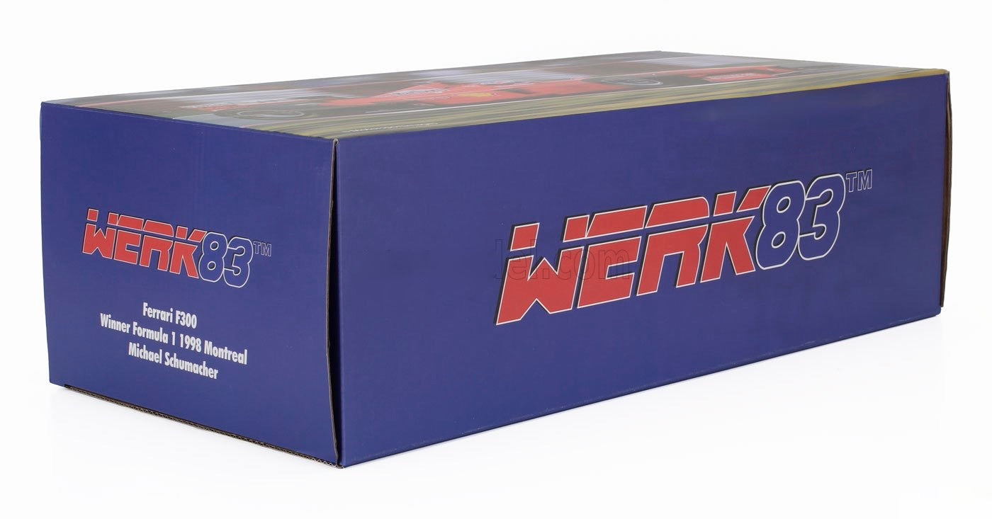 1/12 Die-Cast WERK83 FERRARI - F1 F300 N 3 WINNER MONTREAL CANADA GP 1998 MICHAEL SCHUMACHER