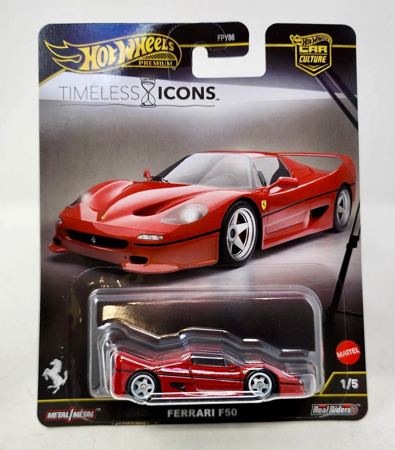 How Wheels 1/64 Premium 2025 Time Less Icon Ferrari F50 Nissan GT-R Porsche Lexus LFA Koenigsegg  Set New!