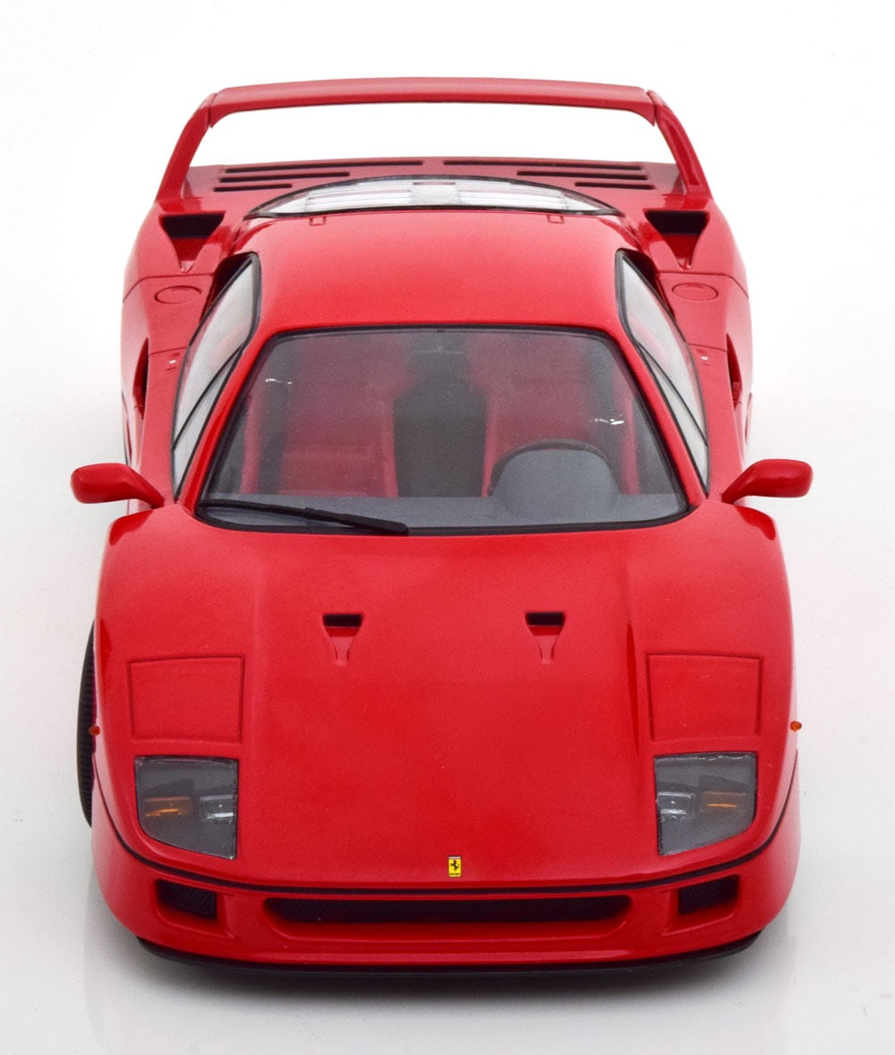 1/18 KK-SCALE FERRARI - F40 1987 - RED INTERIOR - ROSSO FERRARI RED Limited Edition