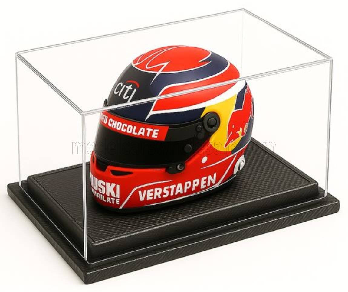 1/2 ATLANTIC MINI HELMET DISPLAY BOX MOLHOUSE BASE IN CARBON FIBRE BASE WHITE - ONLY FOR CASCO HELMET - 24.0L X 16.0W X 18.0H cm (INTERIOR HEIGHT cm 16.0) (Copy) (Copy)