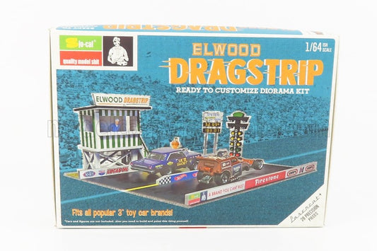 1/64 SJO ACCESSORIES - DIORAMA KIT ELWOOD DRAGSTRIP - /
