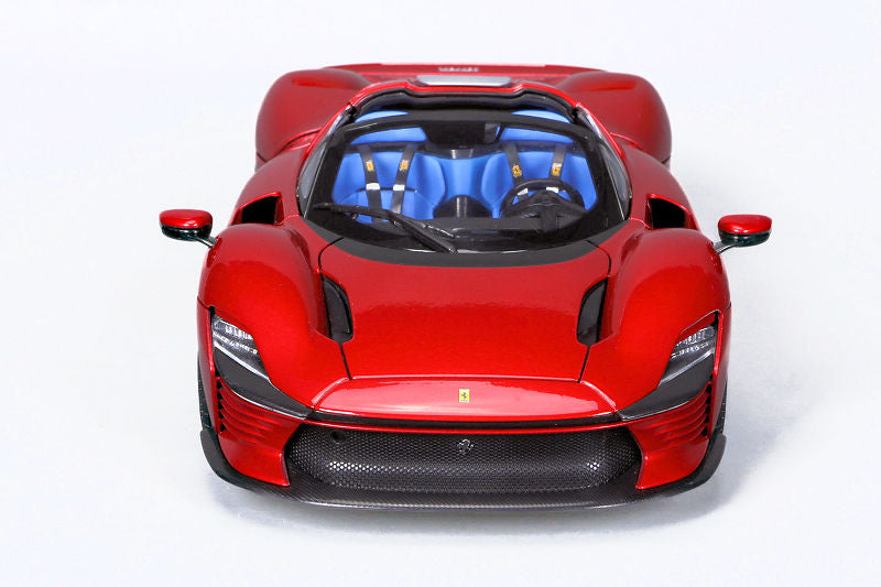1/18 BURAGO SIGNATURE SERIES FERRARI - DAYTONA SP3 2022 - ROSSO MAGMA - FULL OPENINGS