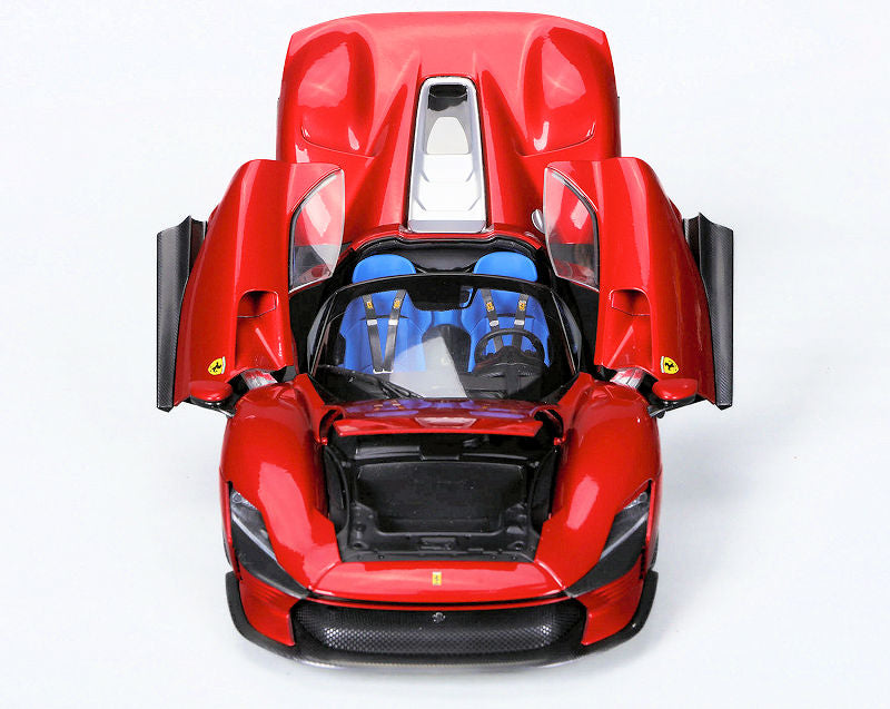 1/18 BURAGO SIGNATURE SERIES FERRARI - DAYTONA SP3 2022 - ROSSO MAGMA - FULL OPENINGS